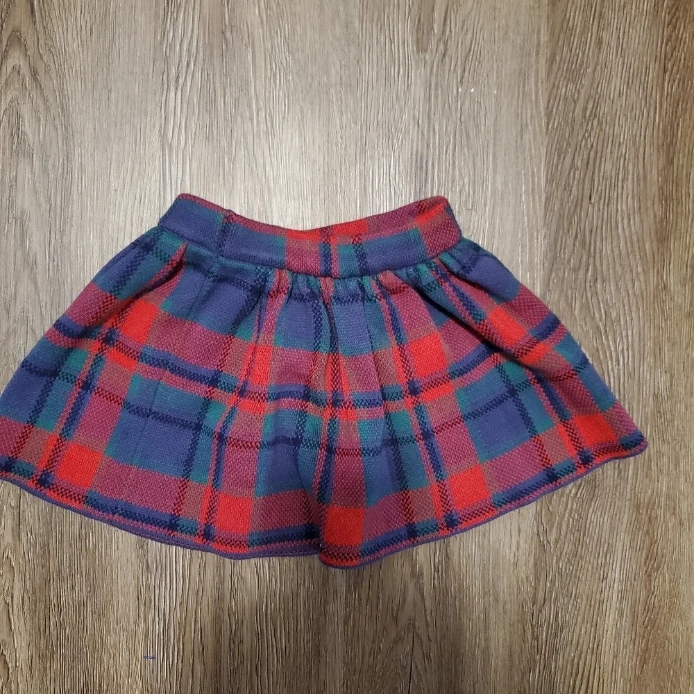 Plaid Christmas Skirt Girls Size 2T - Picture 4 of 4